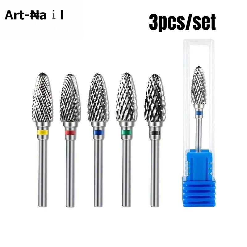 Power Tools Jobs - 3pcs Tungsten Carbide Nail Drill Bits