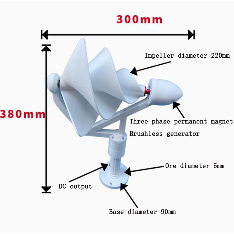 Power Tools Generator - 12V DC Output, Low Start Wind