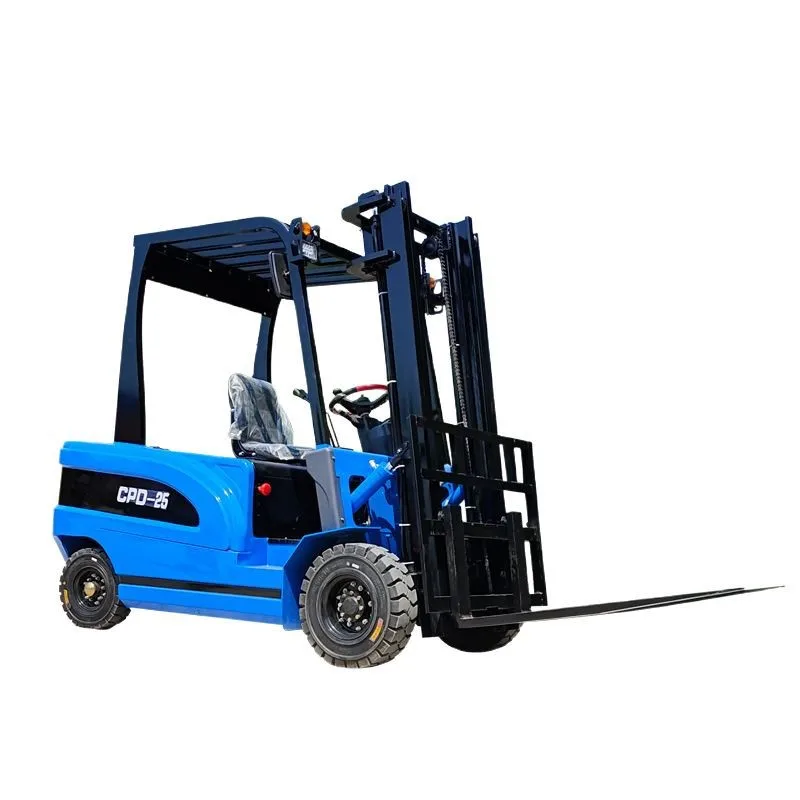 Small four-wheel electric fork - Power Tools Logistics review and price