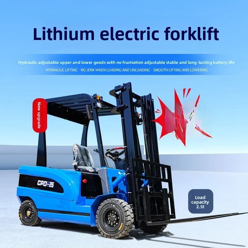 Small four-wheel electric fork - Power Tools Logistics review and price
