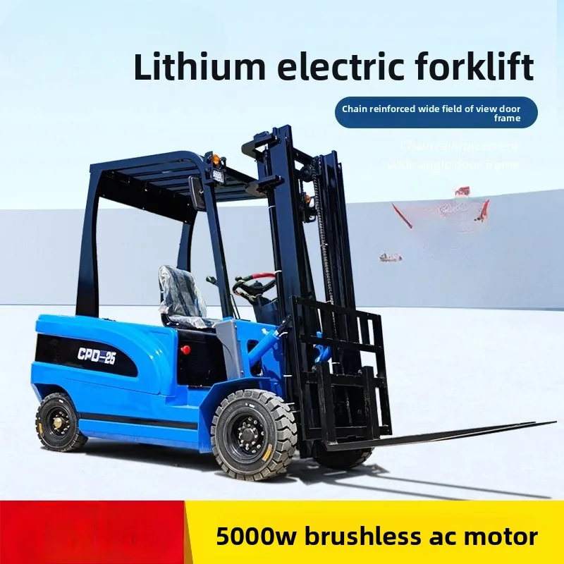 Small four-wheel electric fork - Power Tools Logistics review and price