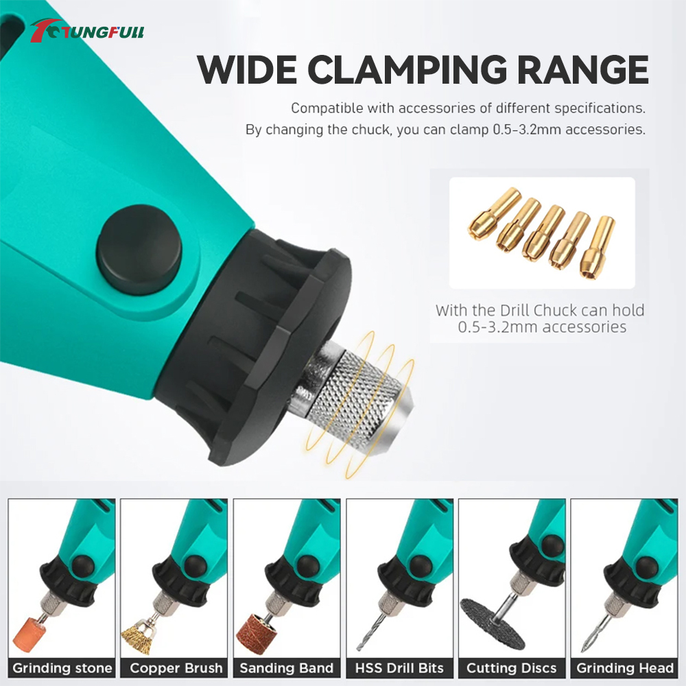 TUNGFULL Mini Electric Grinder - Power Tools Used review and price