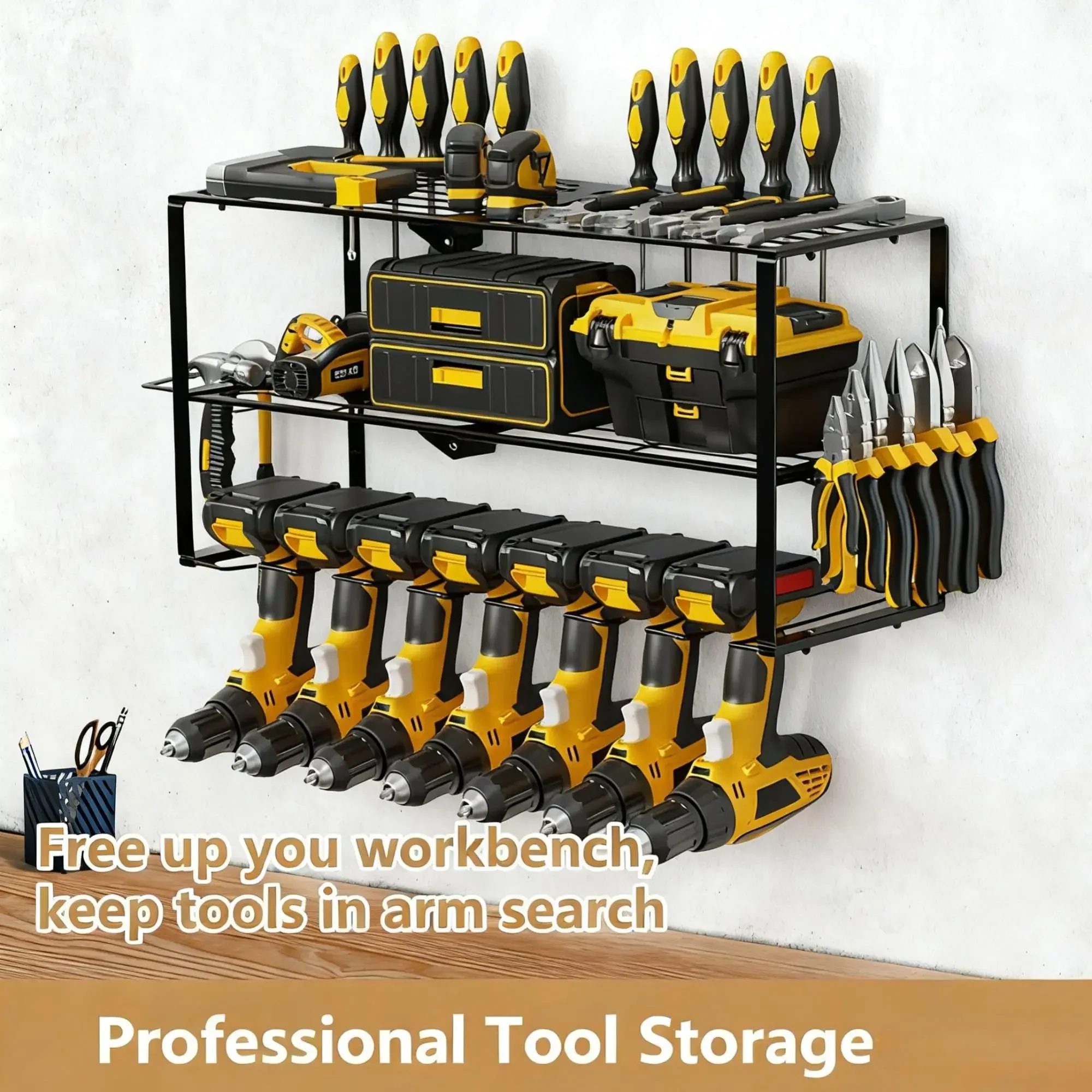 Heavy Duty Wall Mounted Power  - Power Tools Rack review and price
