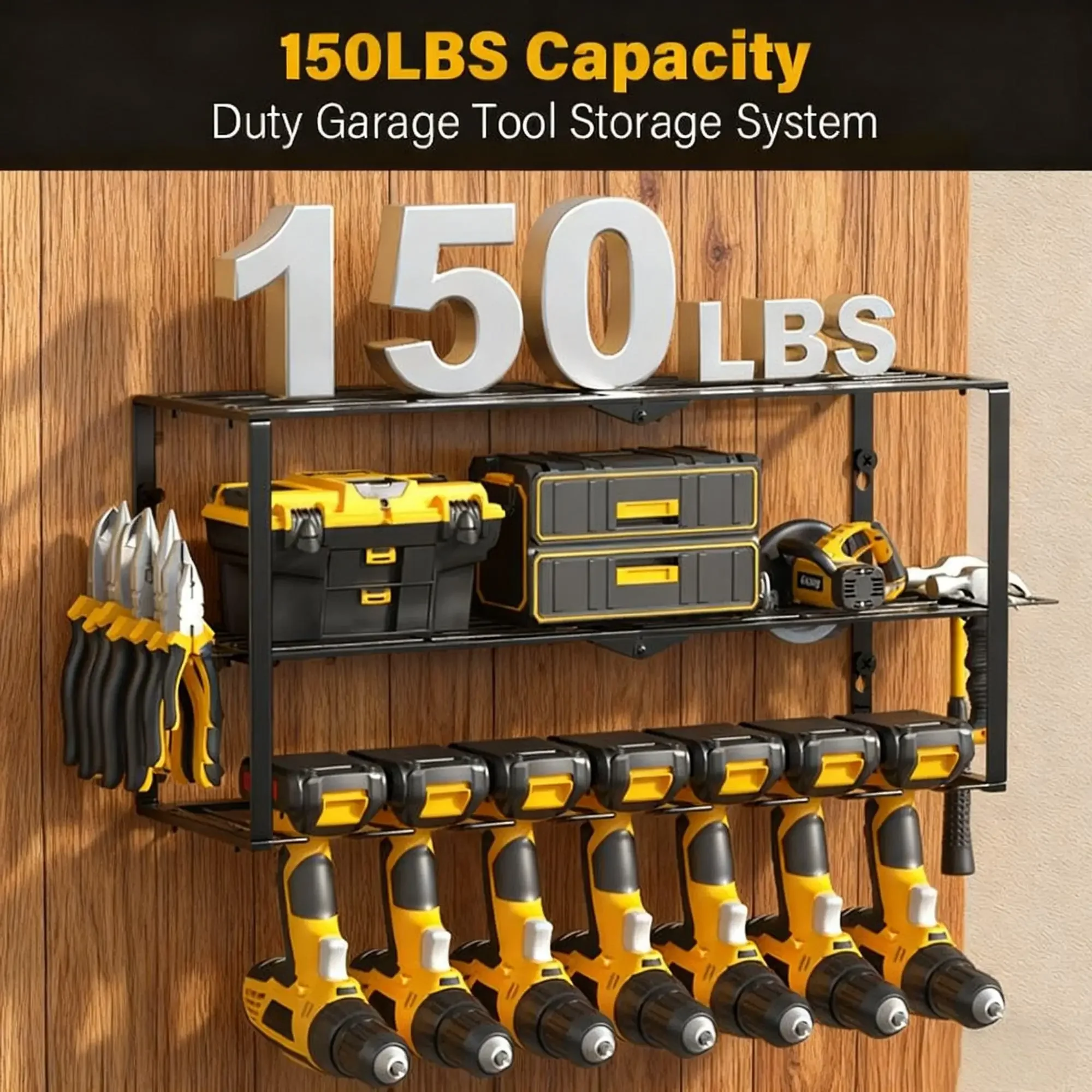 Heavy Duty Wall Mounted Power  - Power Tools Rack review and price