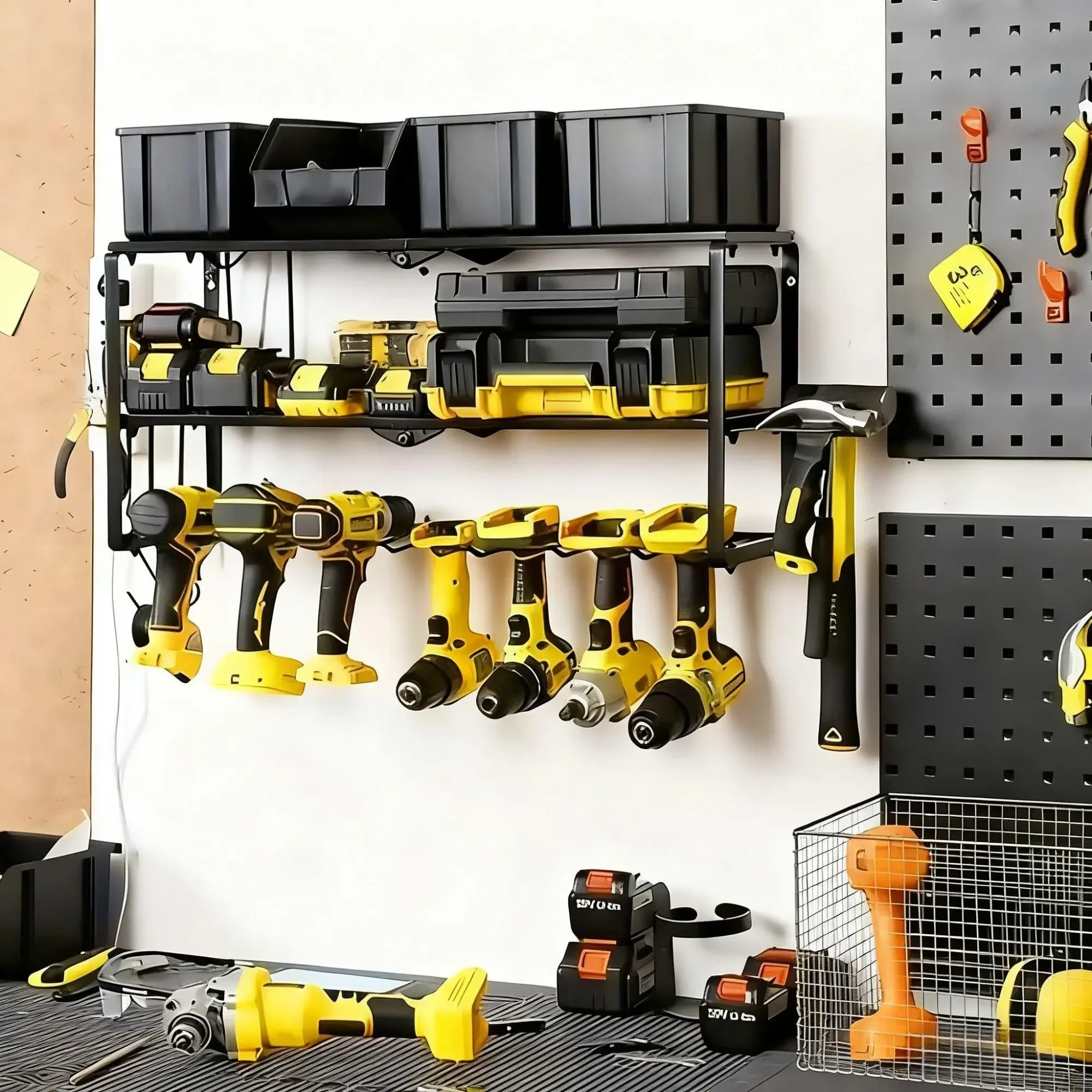 Heavy Duty Wall Mounted Power  - Power Tools Rack review and price