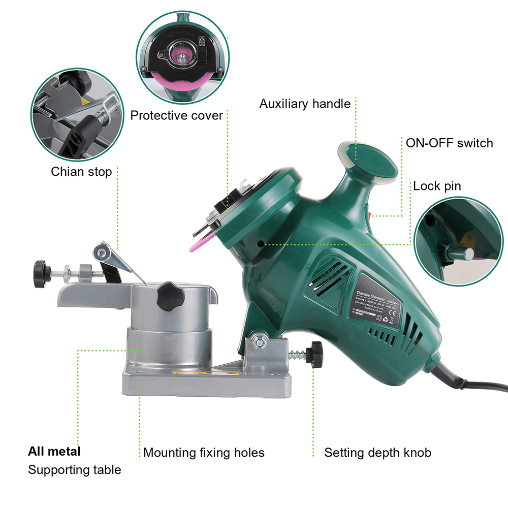POSENPRO 250W ChainSaw Sharpen - Power Tools Used review and price