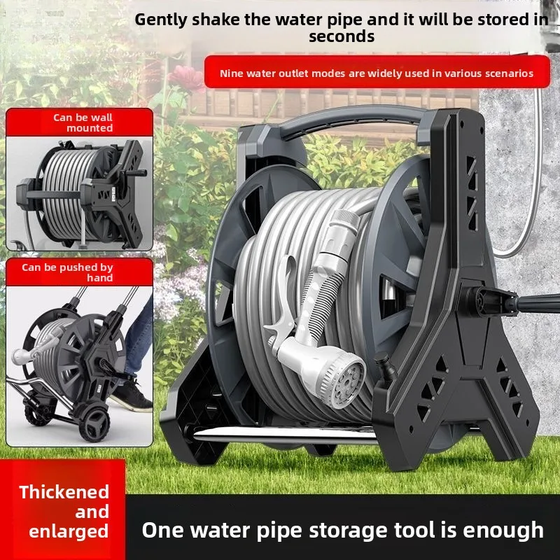 Premium Color Random Hose Reel - Power Tools Rack review and price