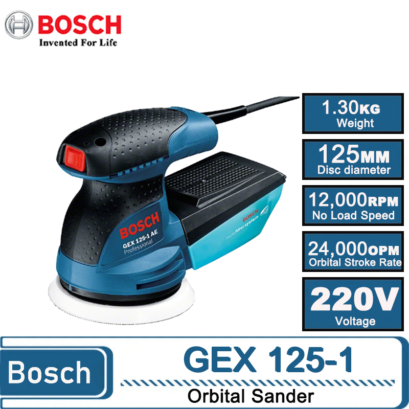 BOSCH GEX 125-1AE 220V Random  - Power Tools Sander review and price