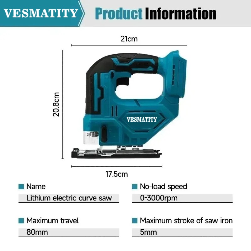 DJV182Z 340W Brushless Jigsaw  - Power Tools Jigsaw review and price