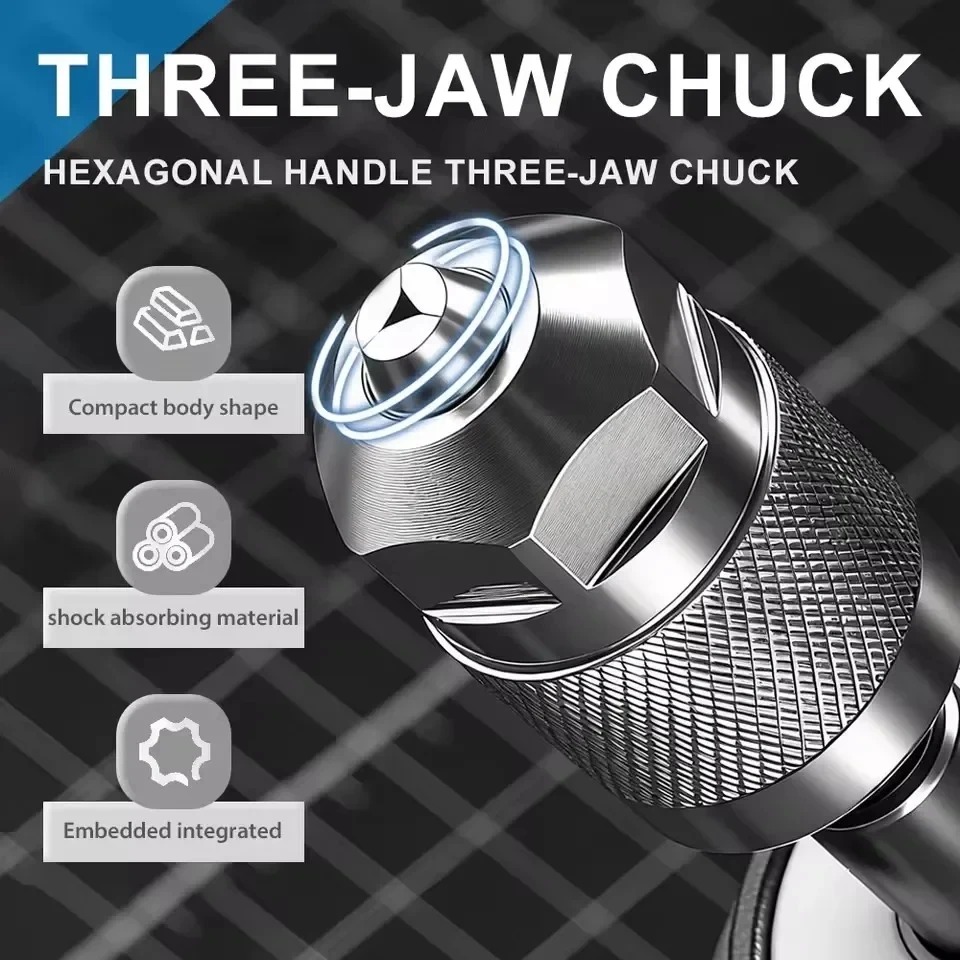 3-Jaw Keyless Drill Chuck Adap - Power Tools Used review and price