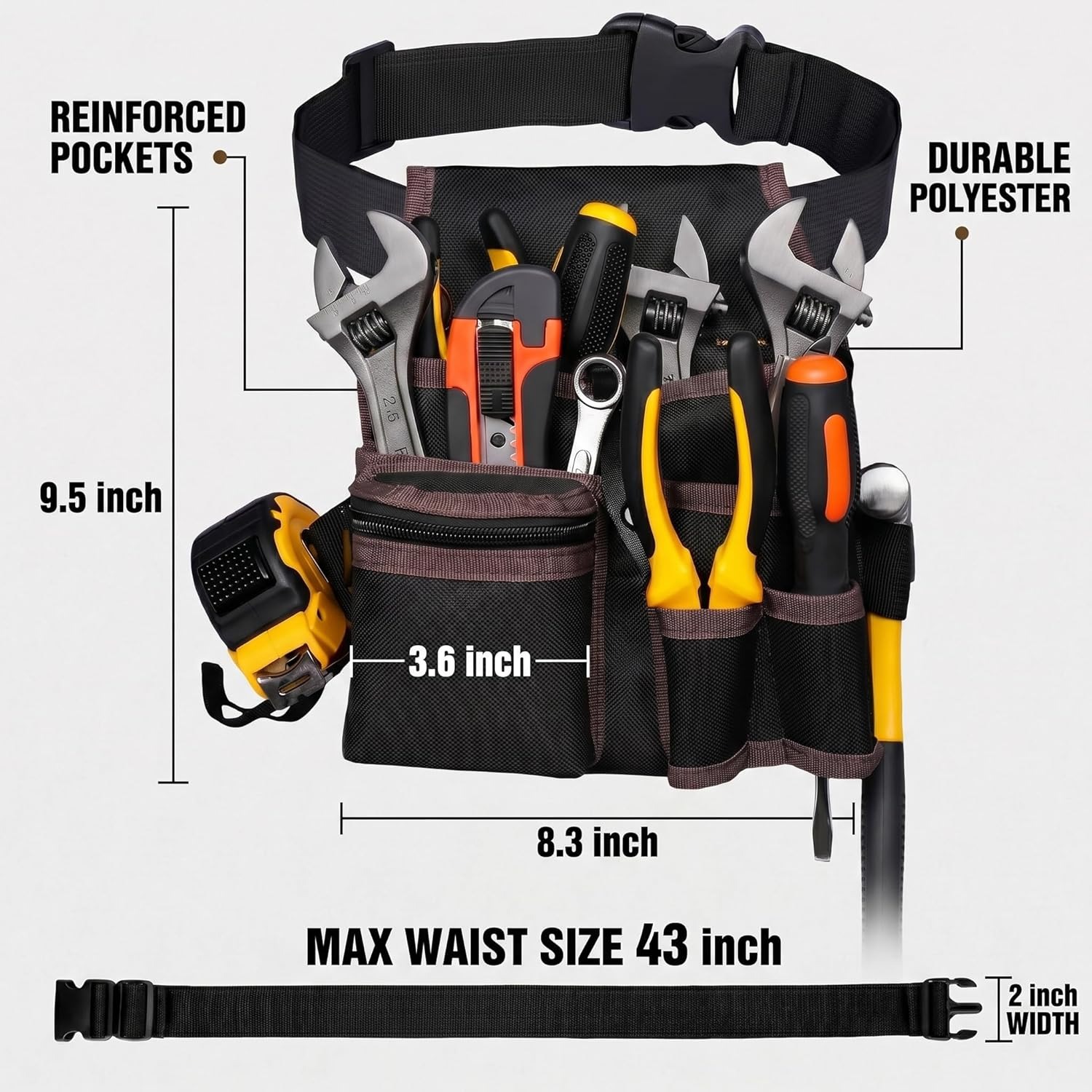 Tool Belt, Electrician Tool Po - Power Tools Band review and price