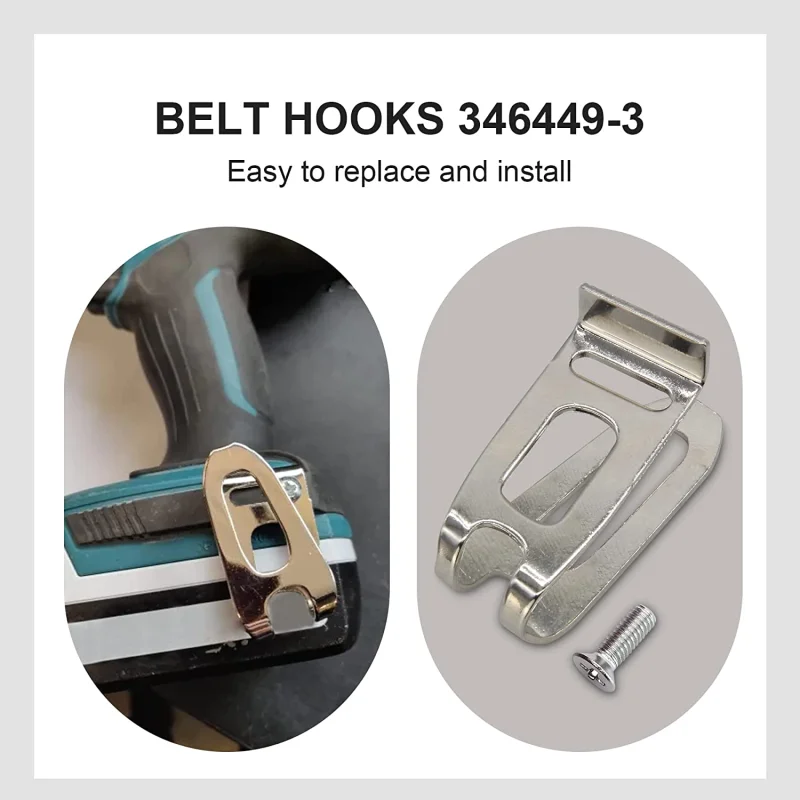 Belt Clip Hook With Screw For  - Power Tools Rack review and price
